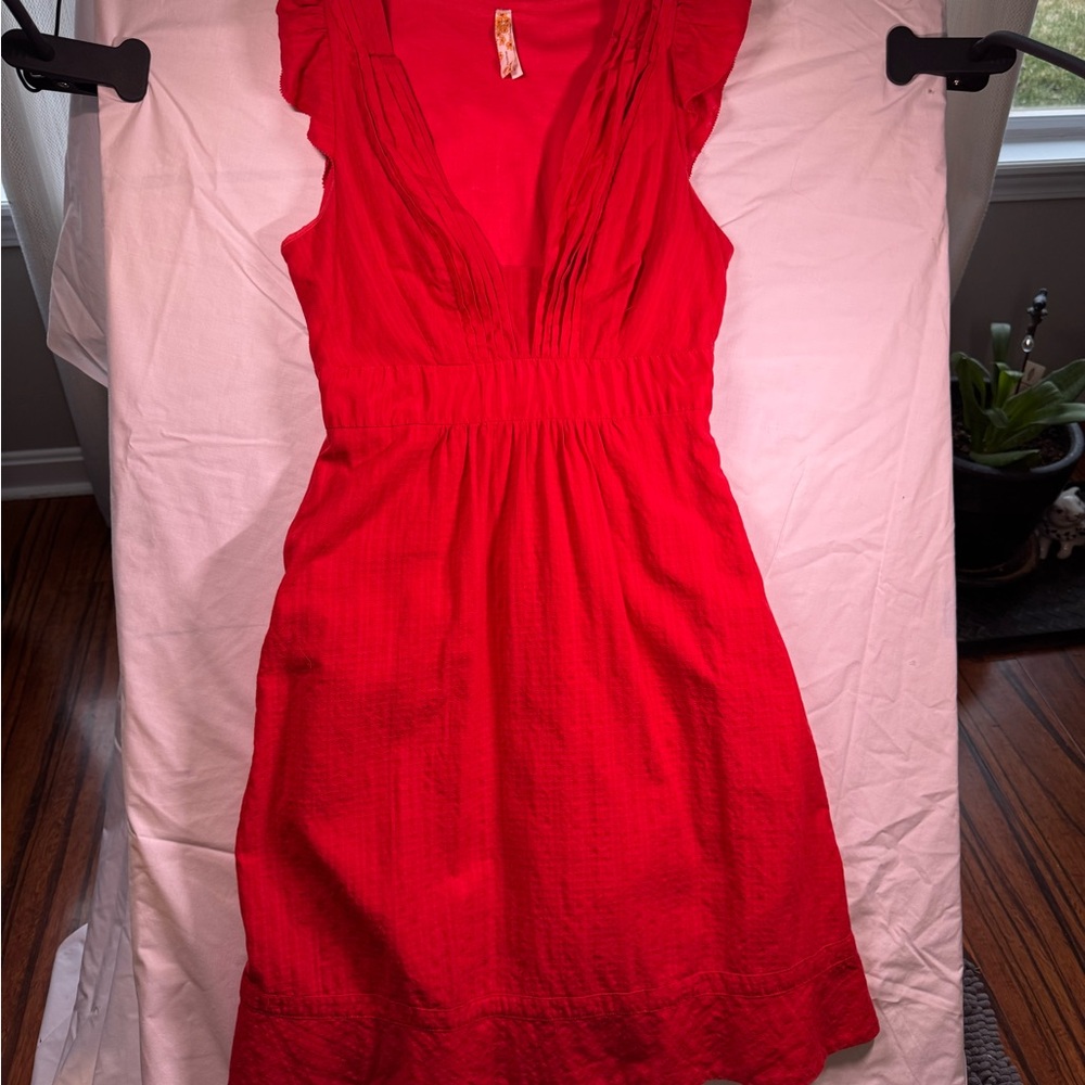 Maeve Scarlet Mini Dress